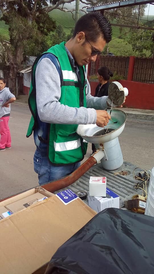 Servicios Públicos rehabilita alumbrado en Verde Rico