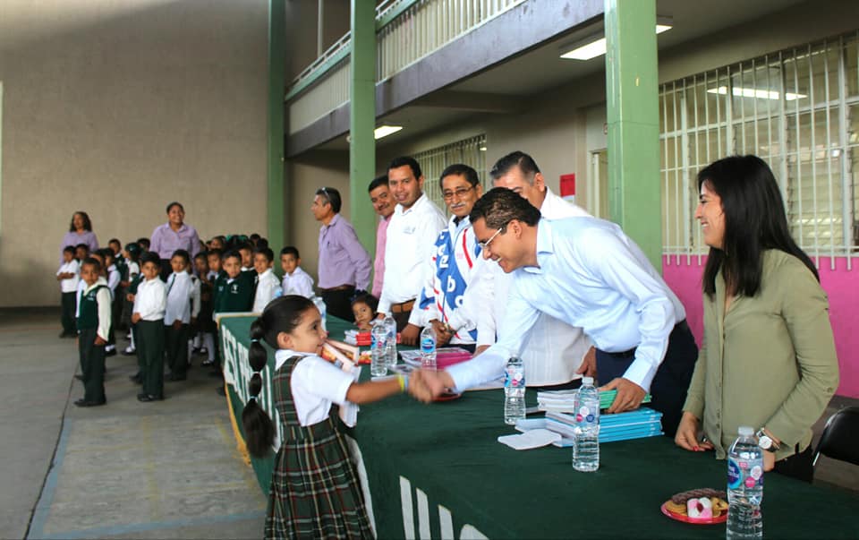 Presidente Municipal inaugura ciclo escolar en primaria «Justo Sierra»