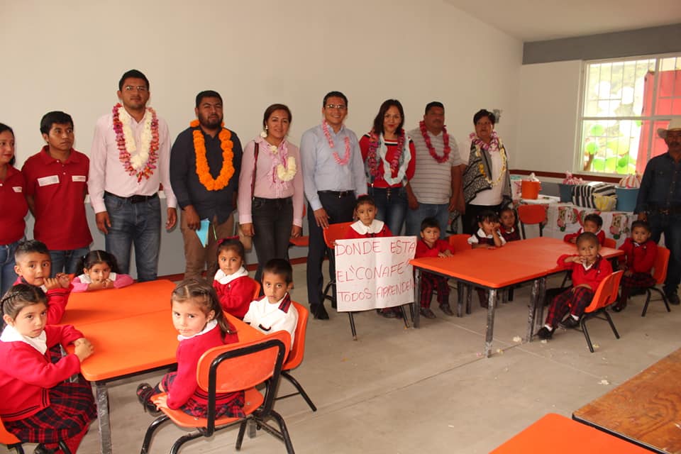 Inauguración del aula preescolar en la localidad "El Encanto"