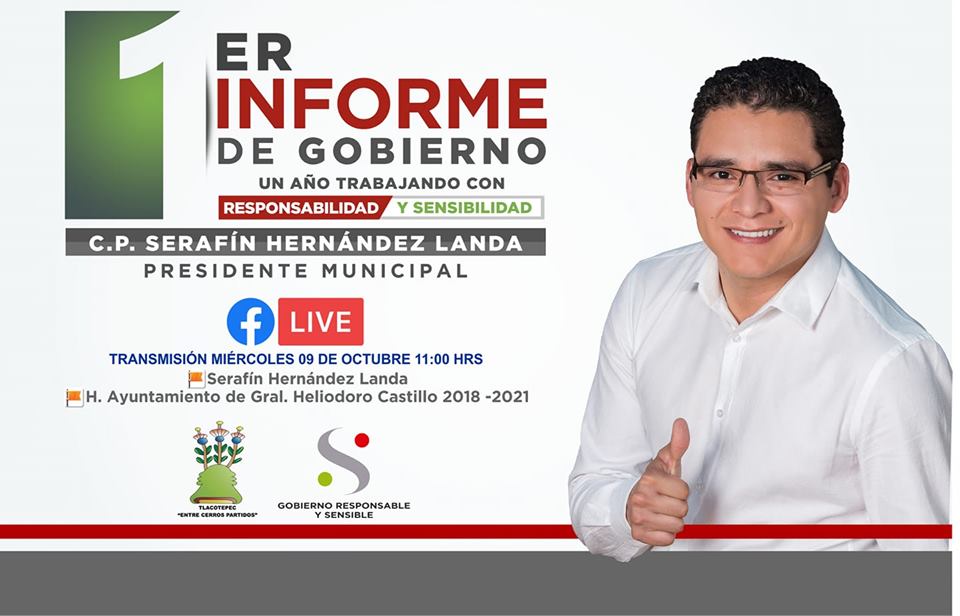 El Alcalde INVITA al Primer Informe de Labores