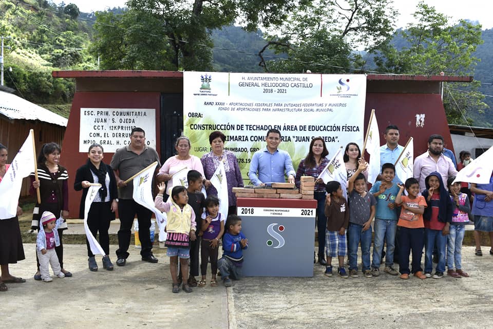 Inicia construcción de techado en primaria «Juan S. Ojeda»